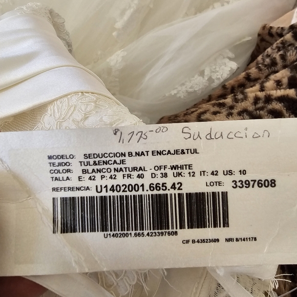NWT size 10 LA SPOSA wedding dress - Picture 10 of 15